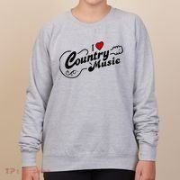 I Love Country Music Women's Sweatshirt thumb 0