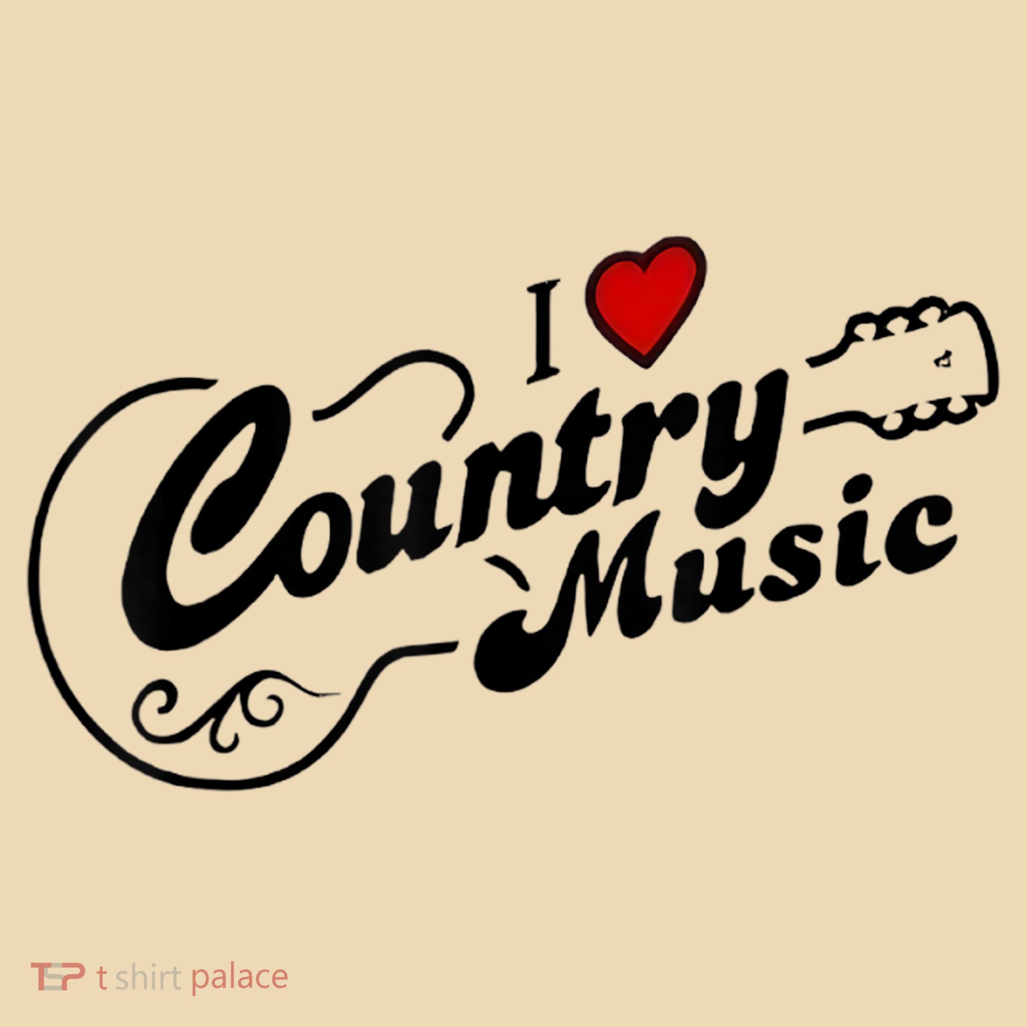 I Love Country Music Tote Bag