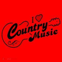 I Love Country Music Santa Hat thumb 1