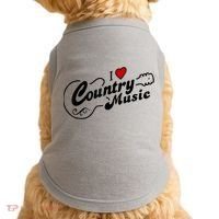 I Love Country Music Doggie Tank thumb 0