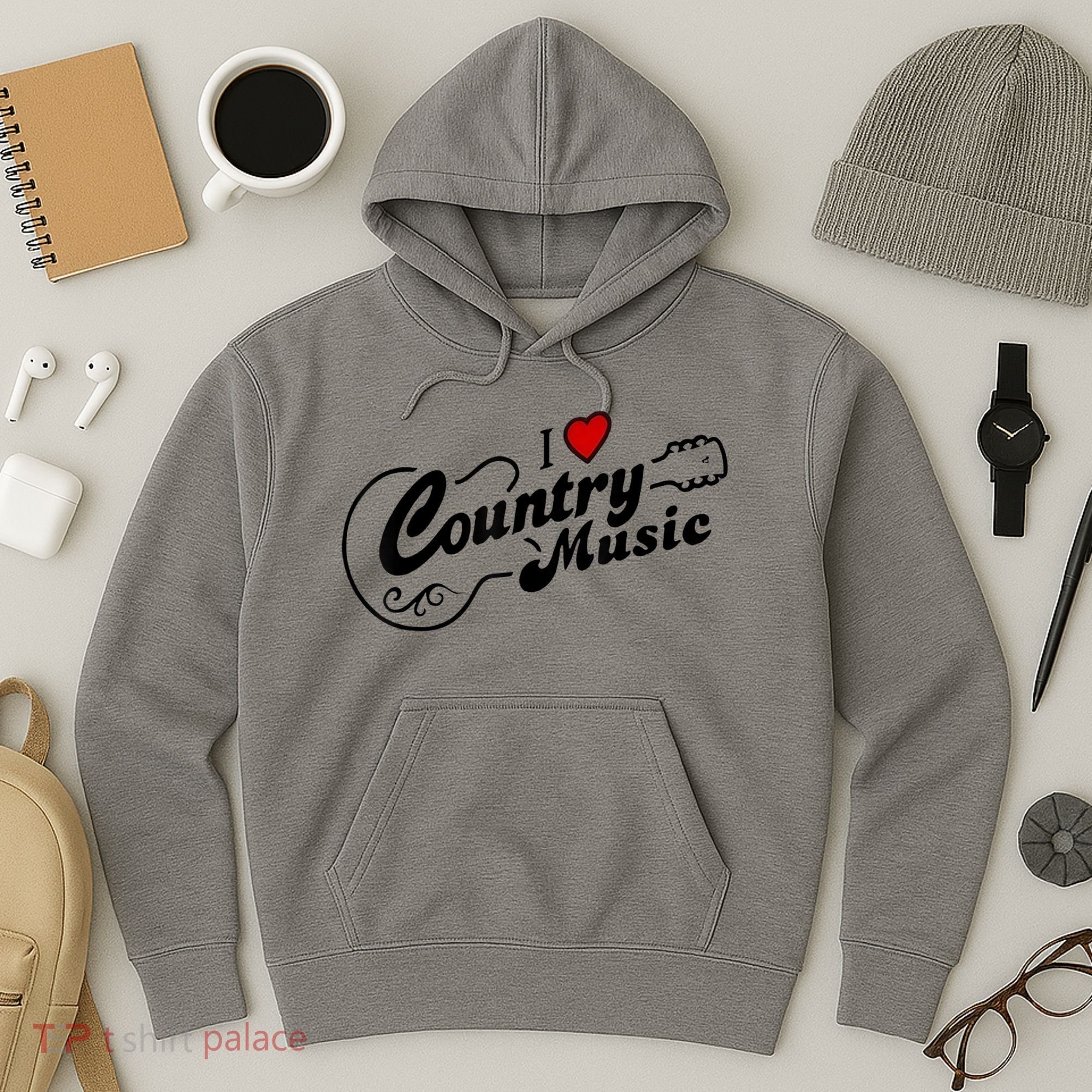I Love Country Music Hoodie