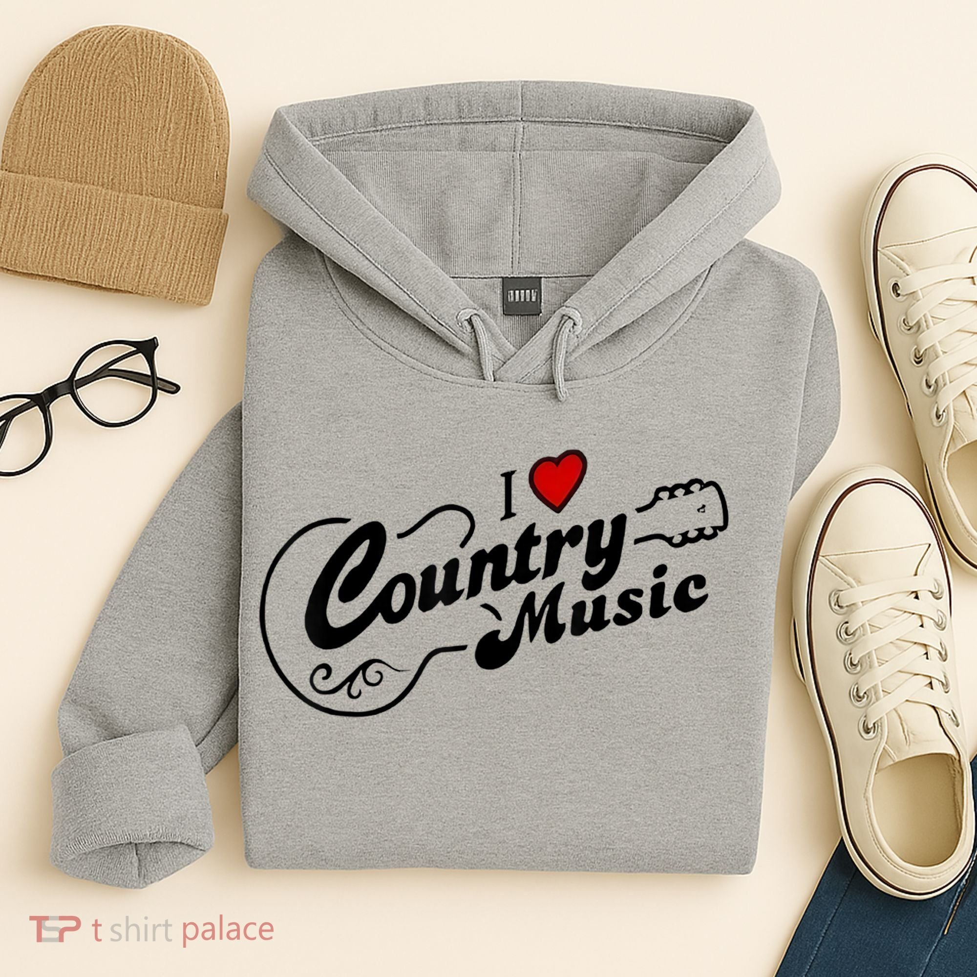 I Love Country Music Hoodie