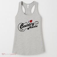 I Love Country Music Women's Tank Top thumb 0