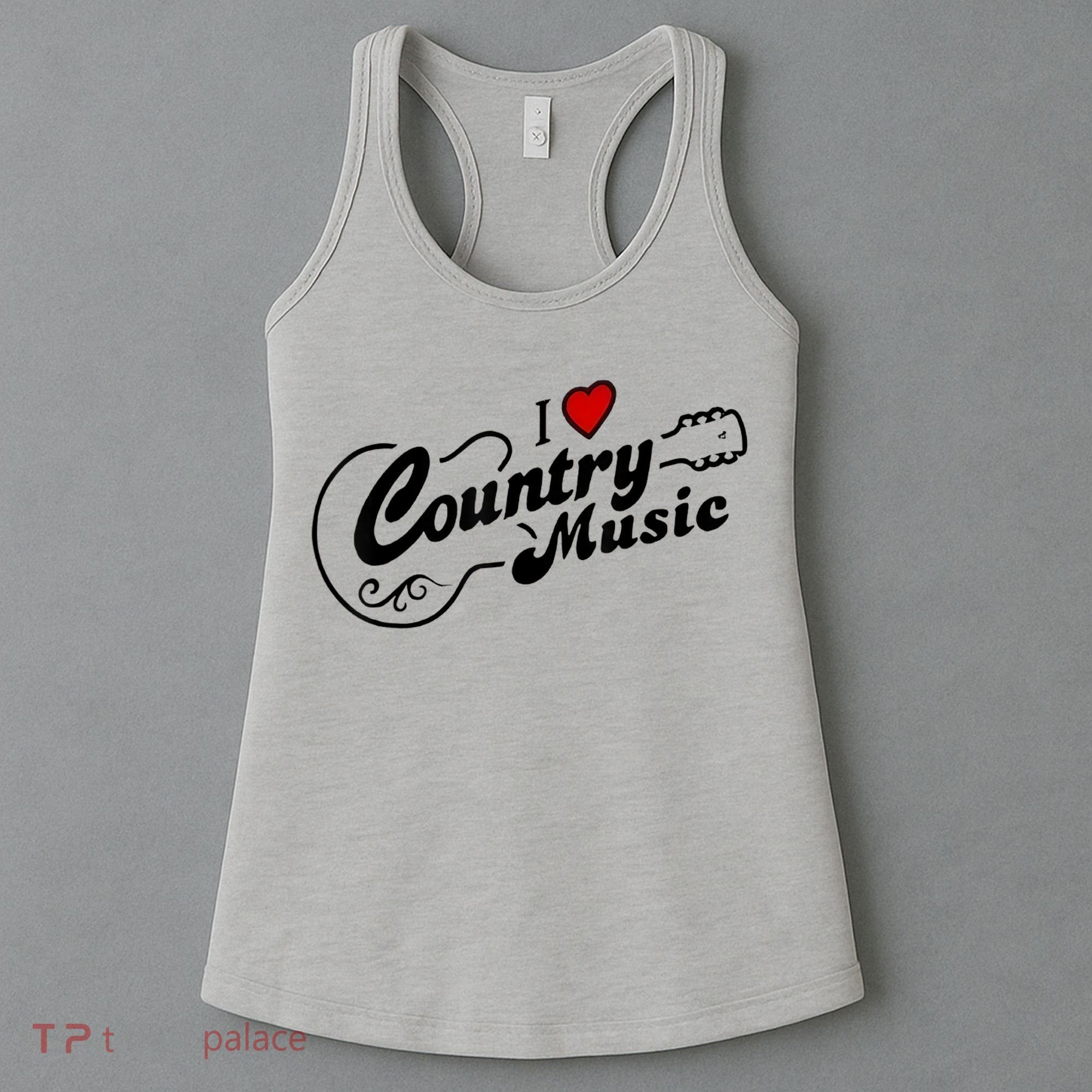 I Love Country Music Women's Tank Top