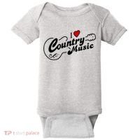 I Love Country Music Baby Bodysuit thumb 0