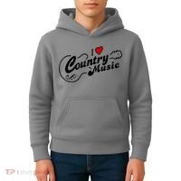 I Love Country Music Kids Hoodie thumb 4