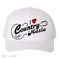 I Love Country Music Yupoong Adult 5-Panel Trucker Hat thumb 0