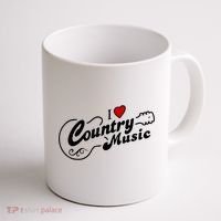 I Love Country Music Coffee Mug thumb 1