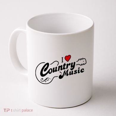 I Love Country Music Coffee Mug