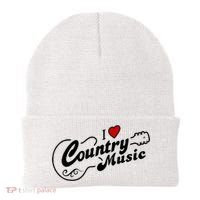 I Love Country Music Beanie thumb 0