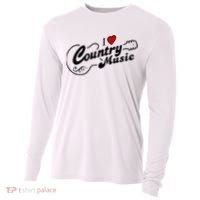 I Love Country Music Cooling Performance Long Sleeve Crew thumb 0