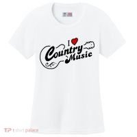 I Love Country Music Women's Cooling Performance Crew T-Shirt thumb 0