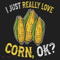 I Love Corn OK Cute And Funny Corn On The Cob Beanie thumb 2