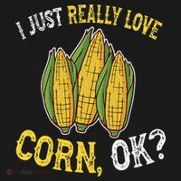 I Love Corn OK Cute And Funny Corn On The Cob Women's Tank Top thumb 5