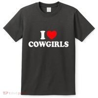 I Love Cowgirls I Heart Cowgirls T-Shirt thumb 0