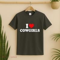 I Love Cowgirls I Heart Cowgirls T-Shirt thumb 2