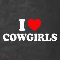 I Love Cowgirls I Heart Cowgirls T-Shirt thumb 5