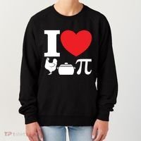 I Love Chicken Pot Pi Pie Day Math Great Gift Women's Sweatshirt thumb 0
