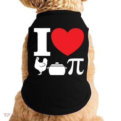 I Love Chicken Pot Pi Pie Day Math Great Gift Doggie Tank