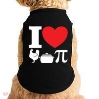 I Love Chicken Pot Pi Pie Day Math Great Gift Doggie Tank thumb 0