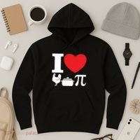 I Love Chicken Pot Pi Pie Day Math Great Gift Hoodie thumb 3