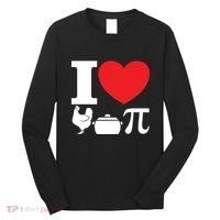 I Love Chicken Pot Pi Pie Day Math Great Gift Long Sleeve Shirt thumb 0