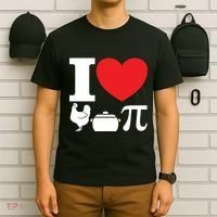 I Love Chicken Pot Pi Pie Day Math Great Gift T-Shirt thumb 6