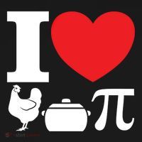 I Love Chicken Pot Pi Pie Day Math Great Gift Button thumb 1
