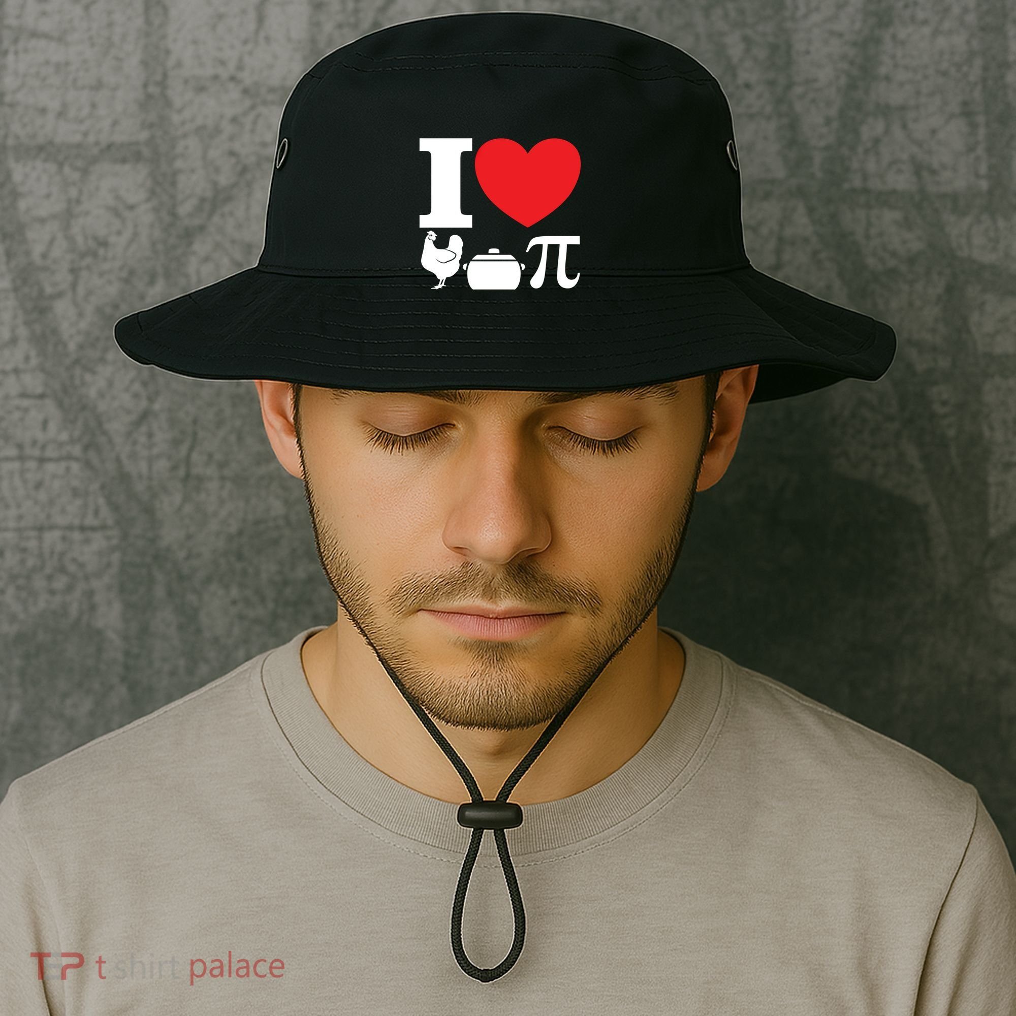 I Love Chicken Pot Pi Pie Day Math Great Gift Bucket Hat