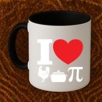 I Love Chicken Pot Pi Pie Day Math Great Gift Coffee Mug thumb 2