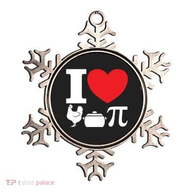 I Love Chicken Pot Pi Pie Day Math Great Gift Ornament