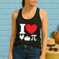 I Love Chicken Pot Pi Pie Day Math Great Gift Women's Tank Top thumb 2