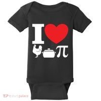 I Love Chicken Pot Pi Pie Day Math Great Gift Baby Bodysuit thumb 0