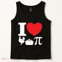 I Love Chicken Pot Pi Pie Day Math Great Gift Tank Top thumb 2