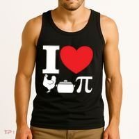 I Love Chicken Pot Pi Pie Day Math Great Gift Tank Top thumb 3