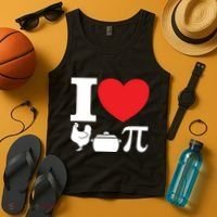 I Love Chicken Pot Pi Pie Day Math Great Gift Tank Top thumb 4