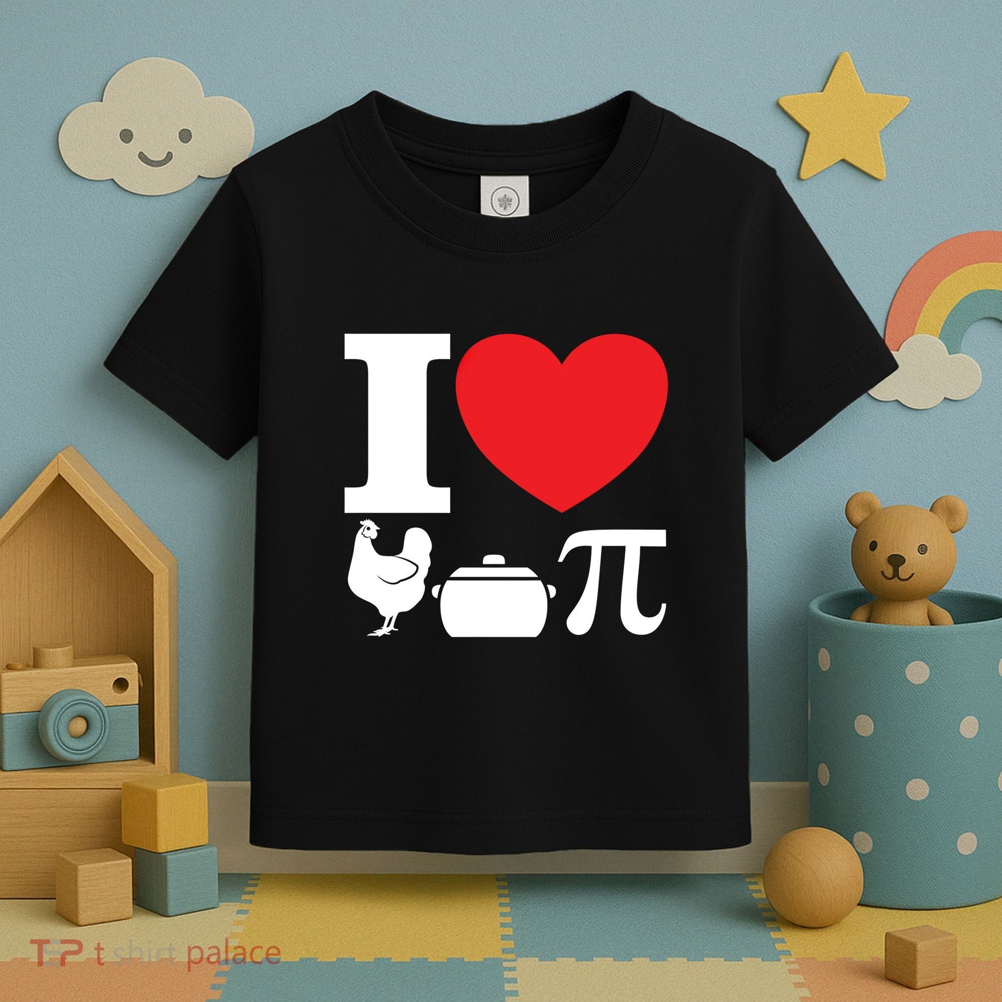 I Love Chicken Pot Pi Pie Day Math Great Gift Toddler T-Shirt