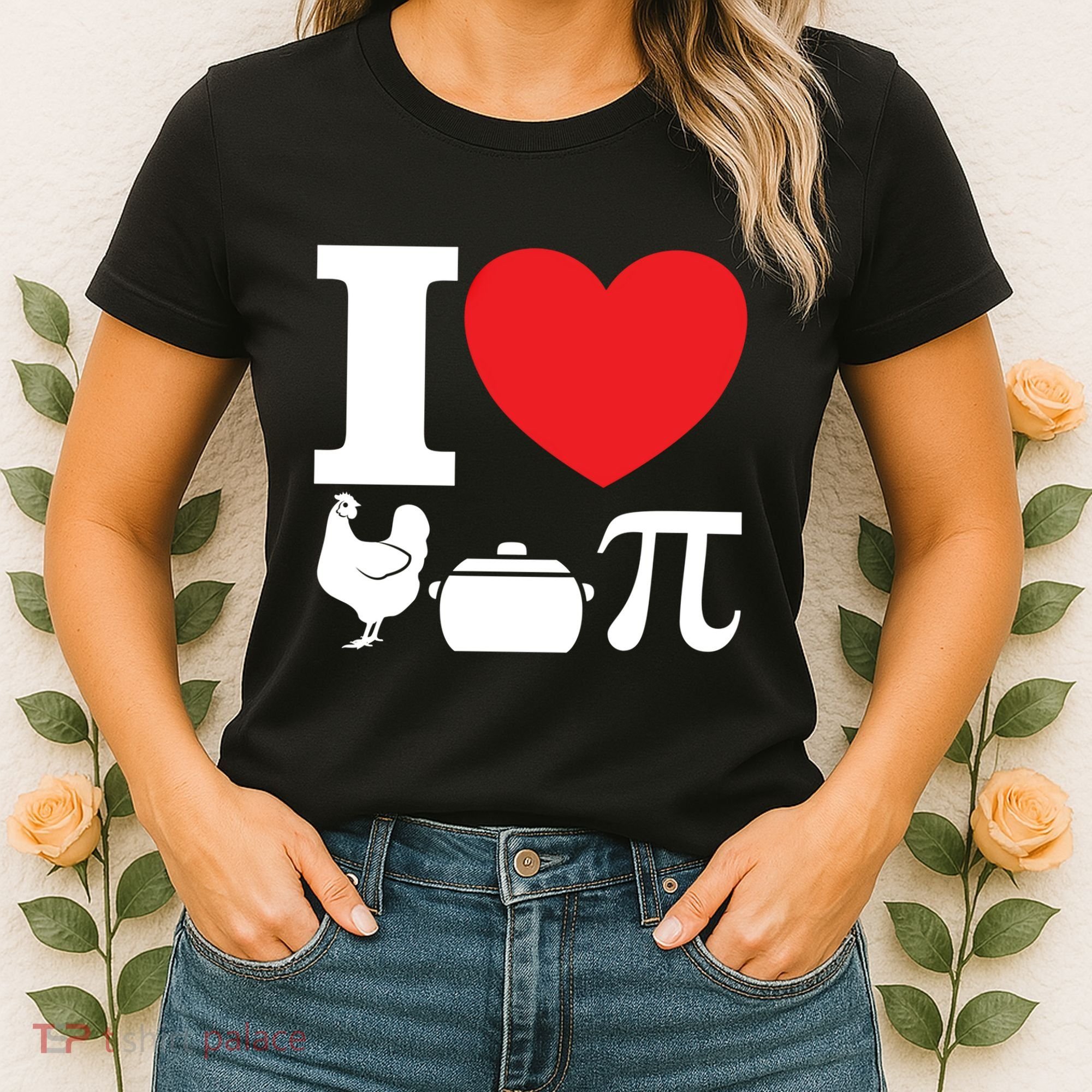 I Love Chicken Pot Pi Pie Day Math Great Gift Women's T-Shirt