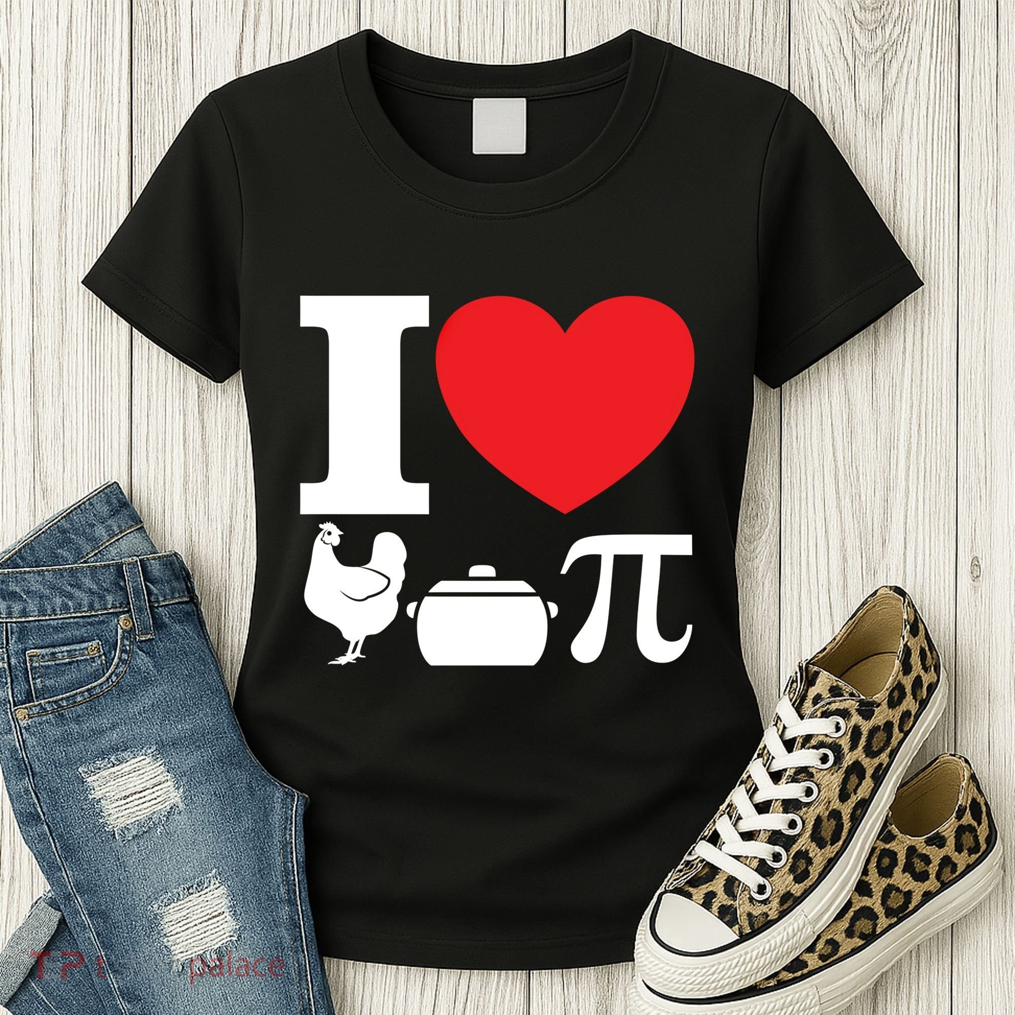 I Love Chicken Pot Pi Pie Day Math Great Gift Women's T-Shirt