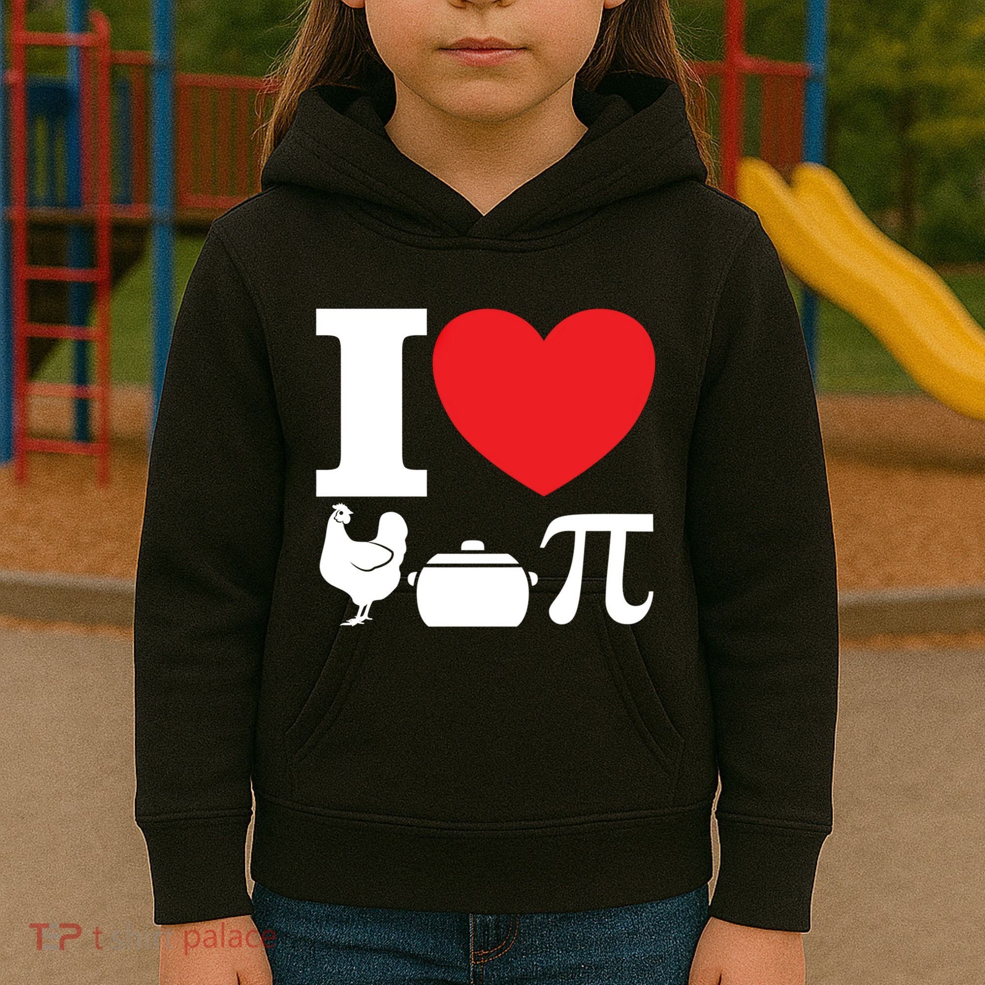 I Love Chicken Pot Pi Pie Day Math Great Gift Kids Hoodie