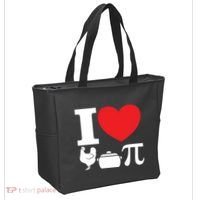 I Love Chicken Pot Pi Pie Day Math Great Gift Tote Bag thumb 2