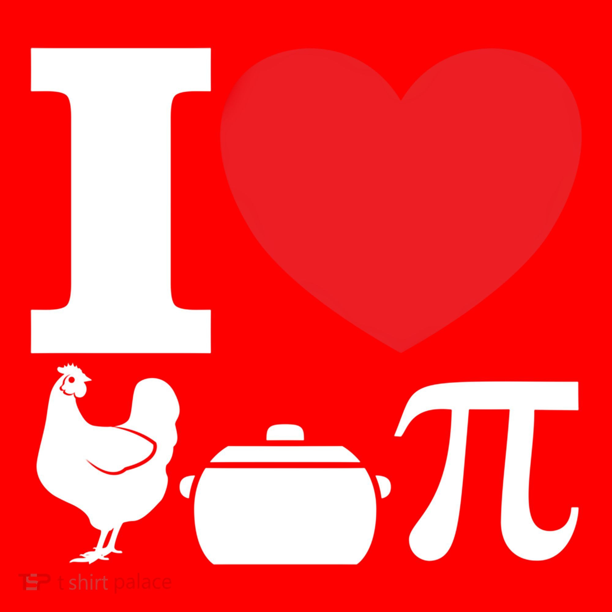I Love Chicken Pot Pi Pie Day Math Great Gift Santa Hat
