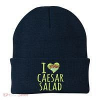 I Love Caesar Salad Funny Caesar Salad Vegetable Lover Beanie thumb 0