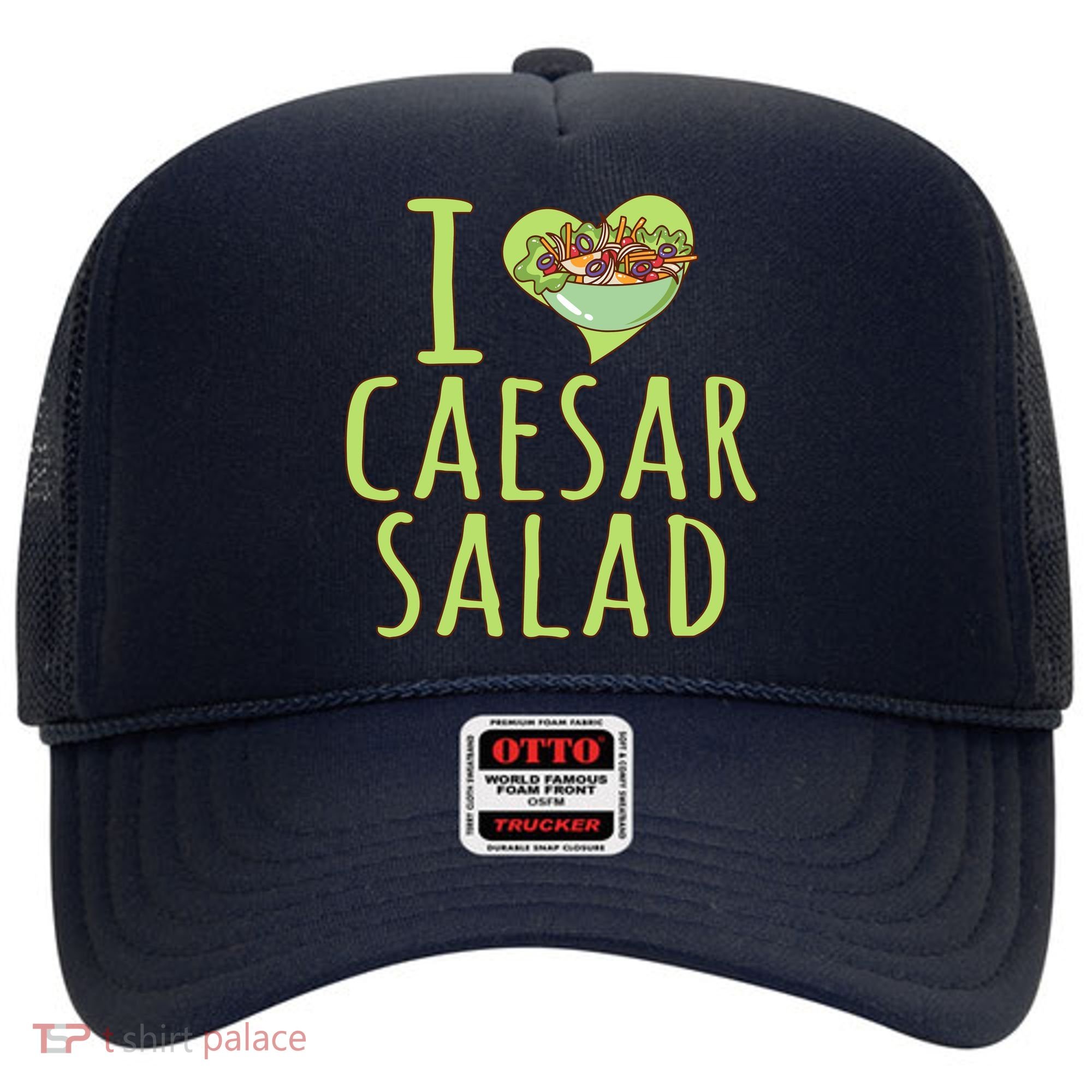 I Love Caesar Salad Funny Caesar Salad Vegetable Lover Hat