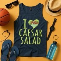 I Love Caesar Salad Funny Caesar Salad Vegetable Lover Tank Top thumb 4