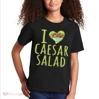 I Love Caesar Salad Funny Caesar Salad Vegetable Lover Kids T-Shirt thumb 2