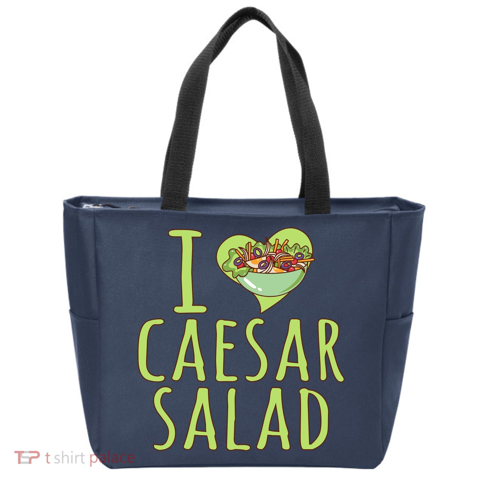 I Love Caesar Salad Funny Caesar Salad Vegetable Lover Tote Bag