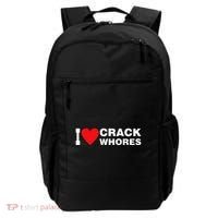 I Love Crack Whores Apparel Backpack thumb 0