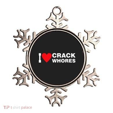 I Love Crack Whores Apparel Ornament