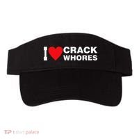 I Love Crack Whores Apparel Visor thumb 0